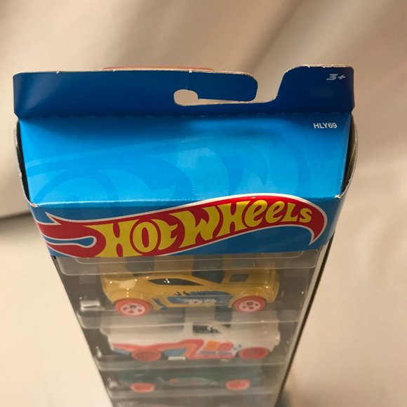 2022 Mattel Hot Wheels Track Builder Cars 5 Pack HLY69 Assorted 01806 NEW - Picture 7 of 8